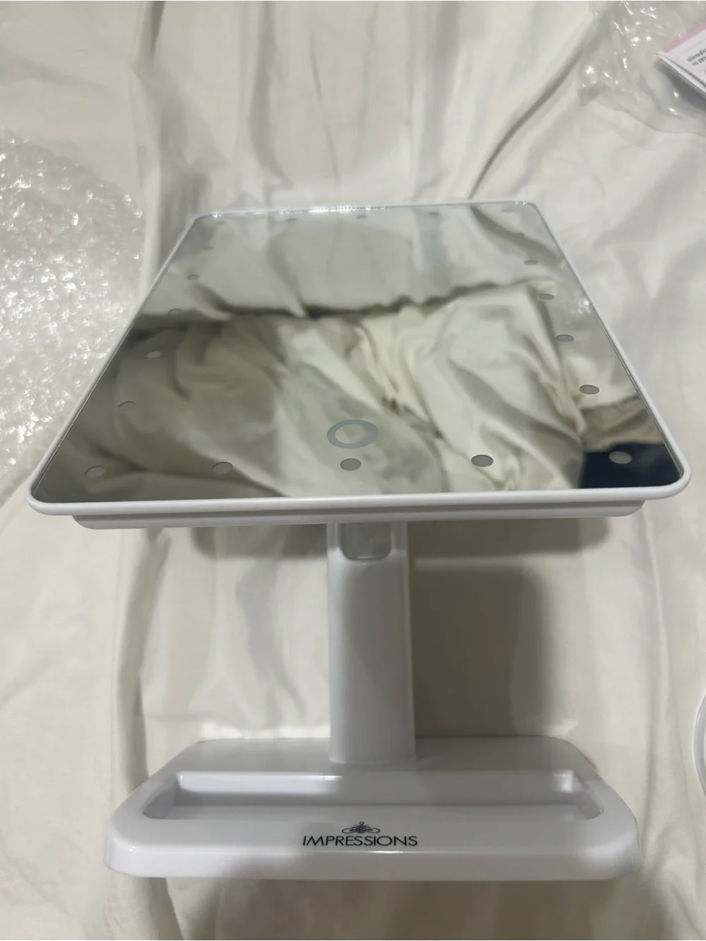 Impressions LED Lighted Makeup Mirror - Clear White Frame